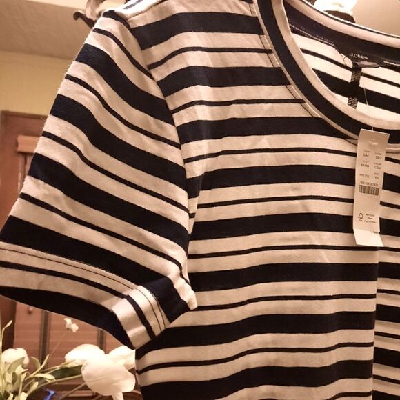 NWT J CREW Cotton T Shirt Dress - Picture 11 of 11